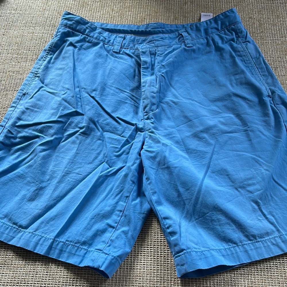 Flat front mens shorts